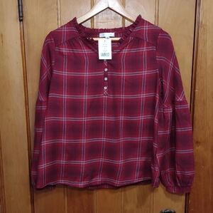NWT Daily Thread flannel shirt size S